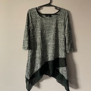 Girl’s Gray Mid Sleeve Top